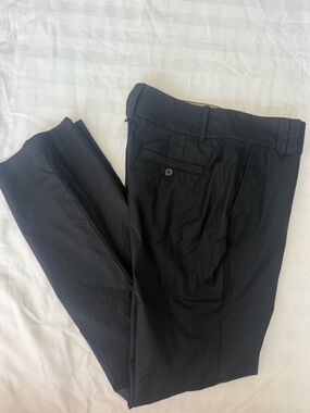 Ann Taylor Black Straight Leg Dress Pants